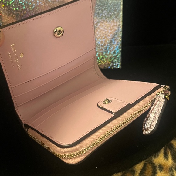 Kate spade glitter bag with matching wallet - Picture 8 of 9